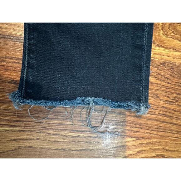 Mother Jeans The Looker Ankle Fray Dark Wash Size 25 Lux Comfortable Jeans - Picture 5 of 12